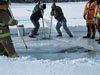 prepping the ice